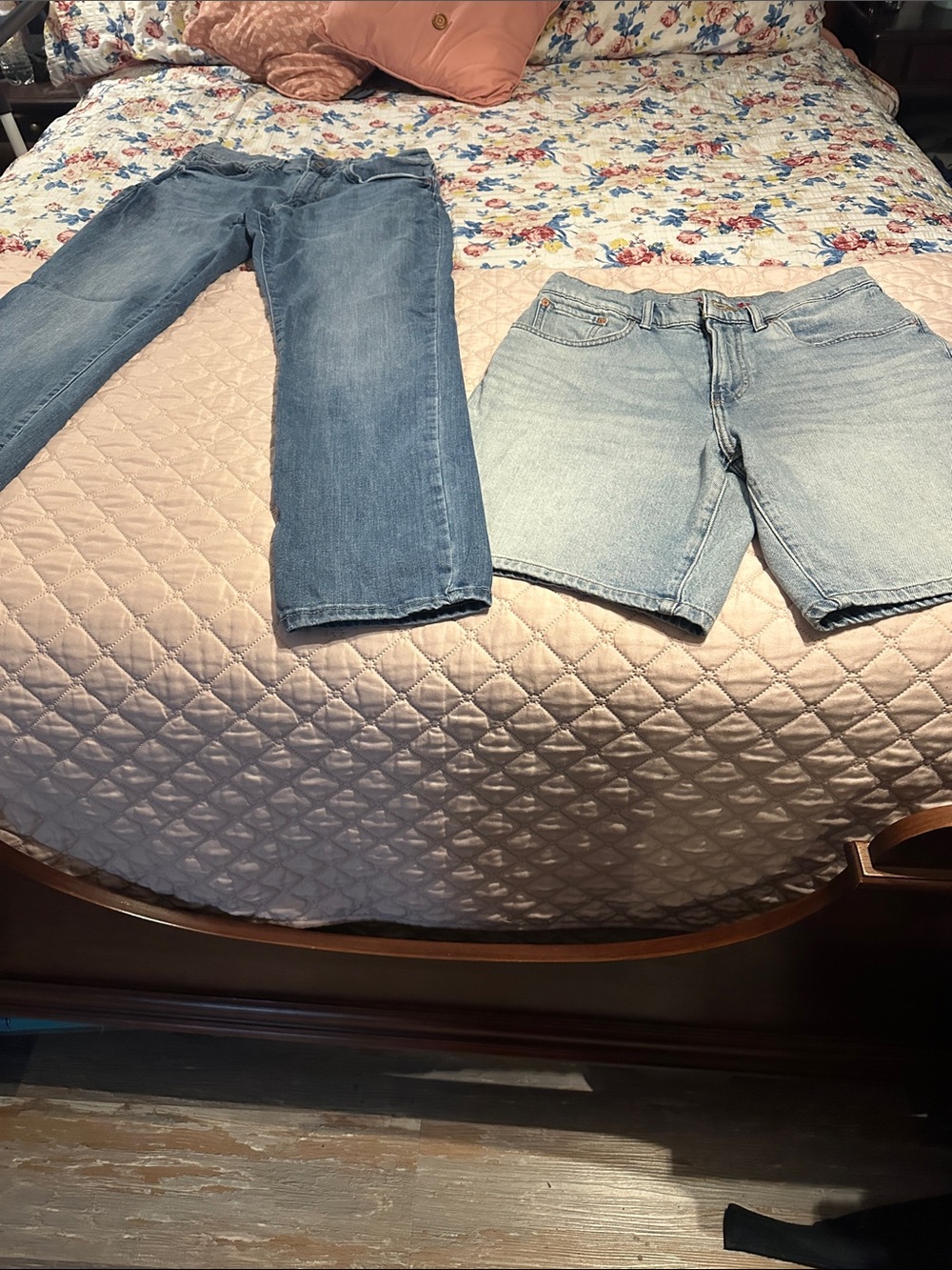 Lucky Brand Men's Light and Medium Blue Relaxed Jeans & Shorts Set